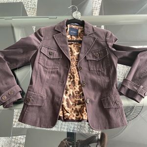 Seventy Jacket brown super soft brushed cotton